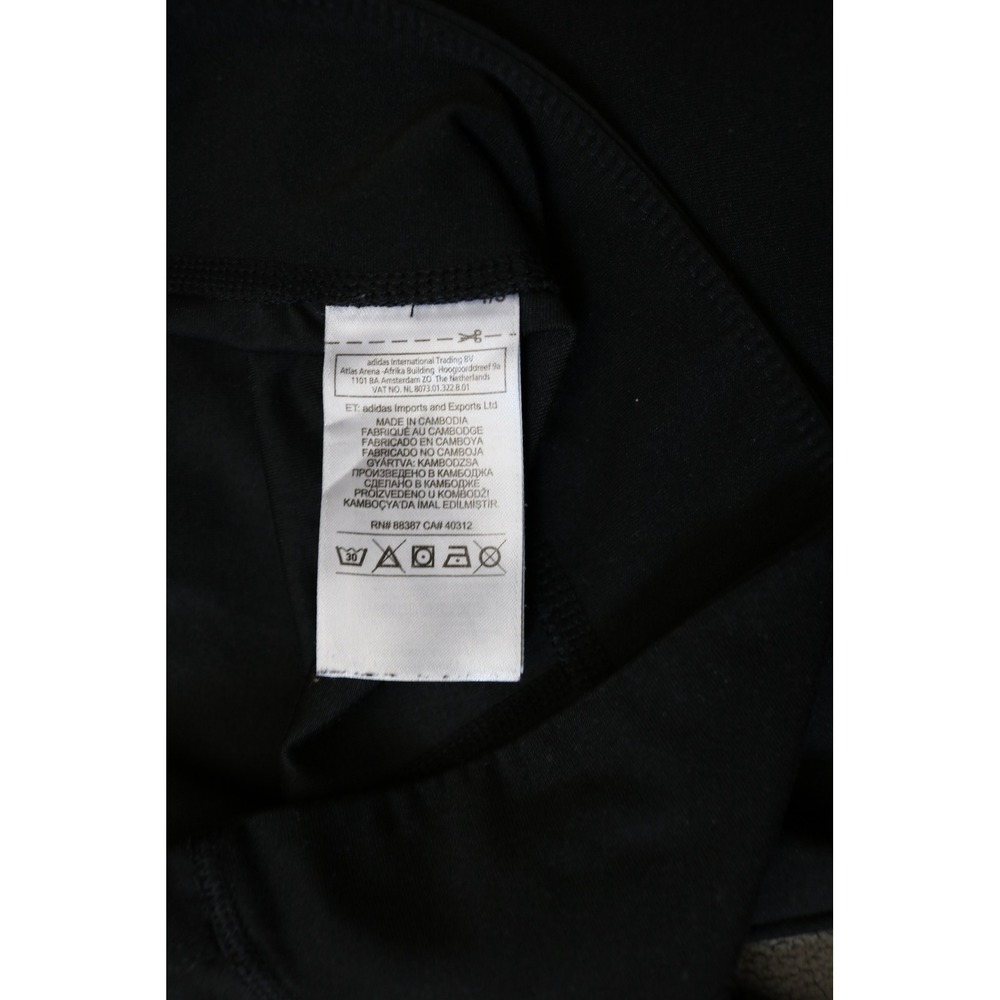 ADIDAS Climalite Performance Leggings Women Small Black Stretch Athletic Workout - Picture 7 of 12